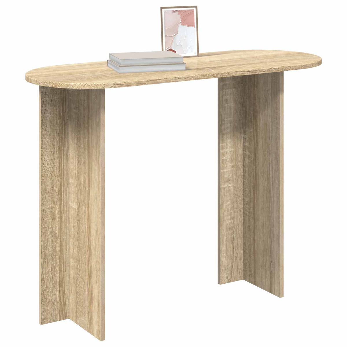 Konsolbord Sonoma-eg 100 x 39,5 x 75 cm Konstrueret træ