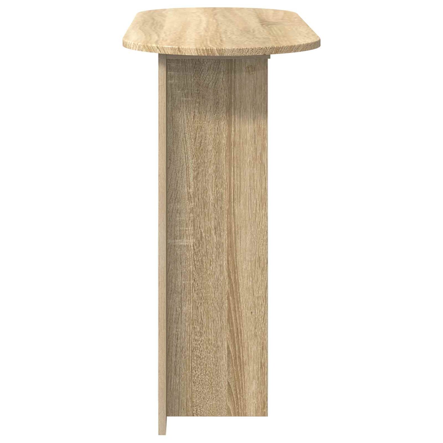 Konsolbord Sonoma-eg 100 x 39,5 x 75 cm Konstrueret træ