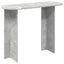 Konsolbord Betongrå 100 x 39,5 x 75 cm Konstrueret træ