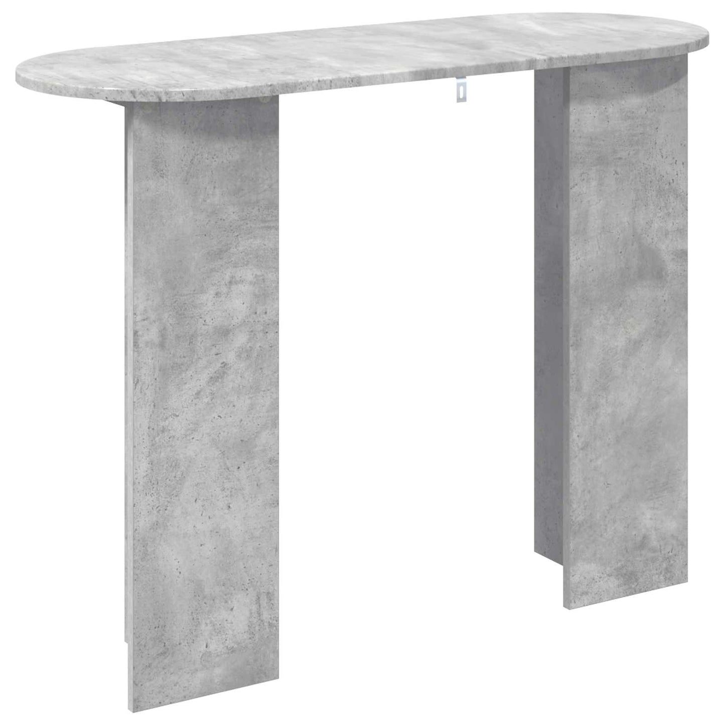 Konsolbord Betongrå 100 x 39,5 x 75 cm Konstrueret træ