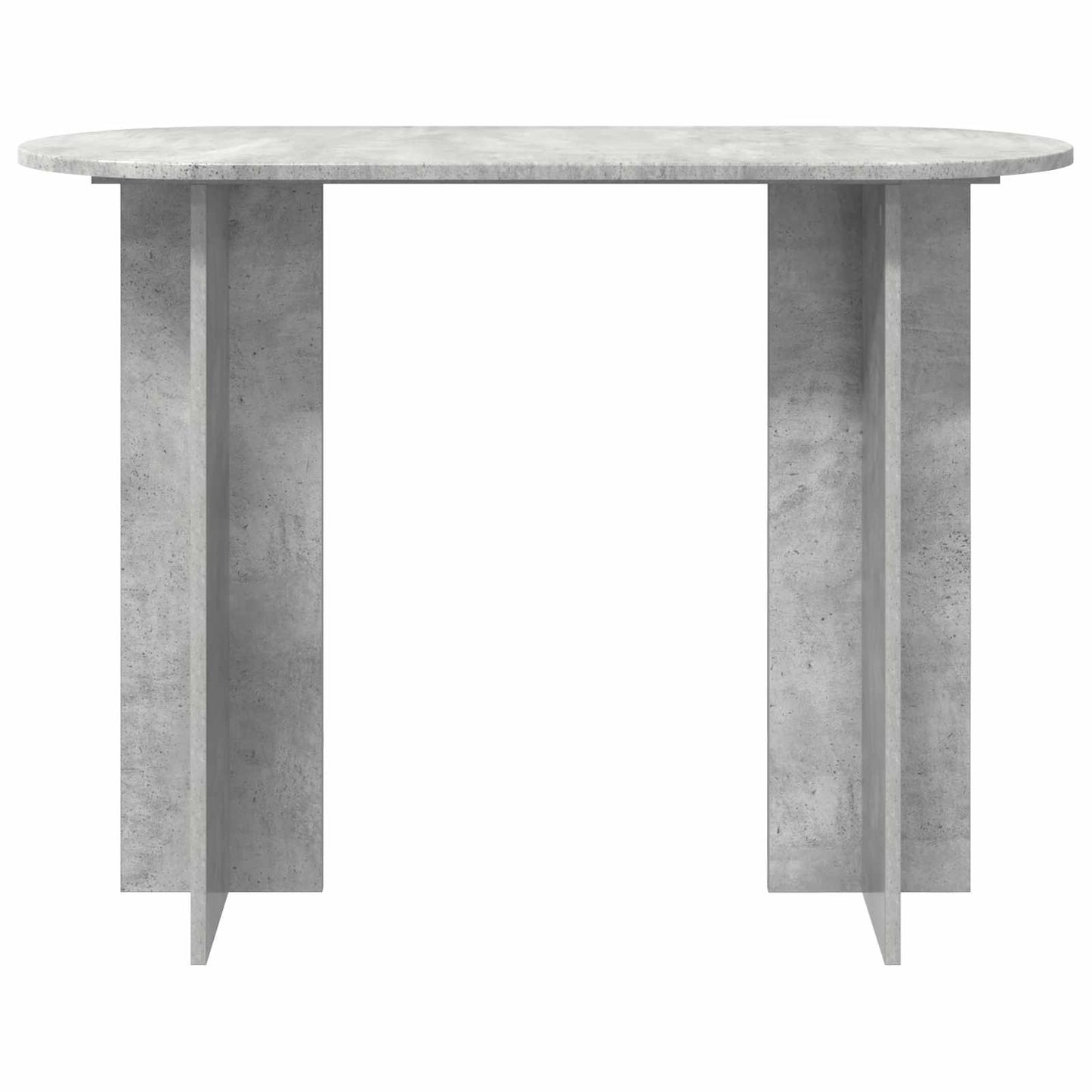 Konsolbord Betongrå 100 x 39,5 x 75 cm Konstrueret træ