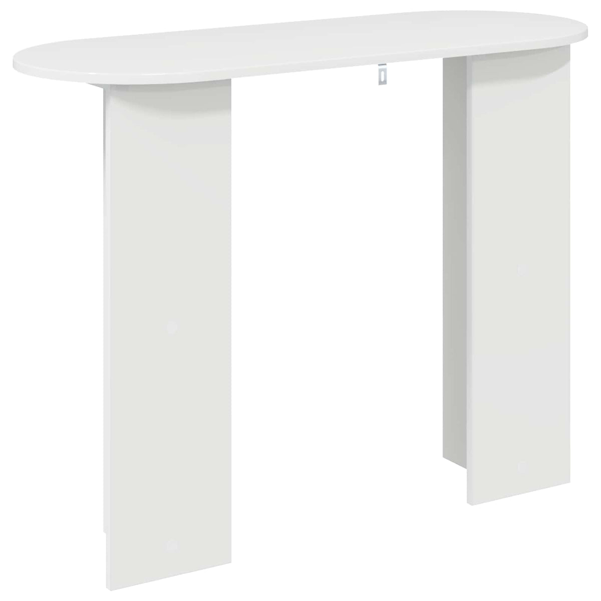 Konsolbord Hvid højglans 100 x 39,5 x 75 cm Konstrueret træ
