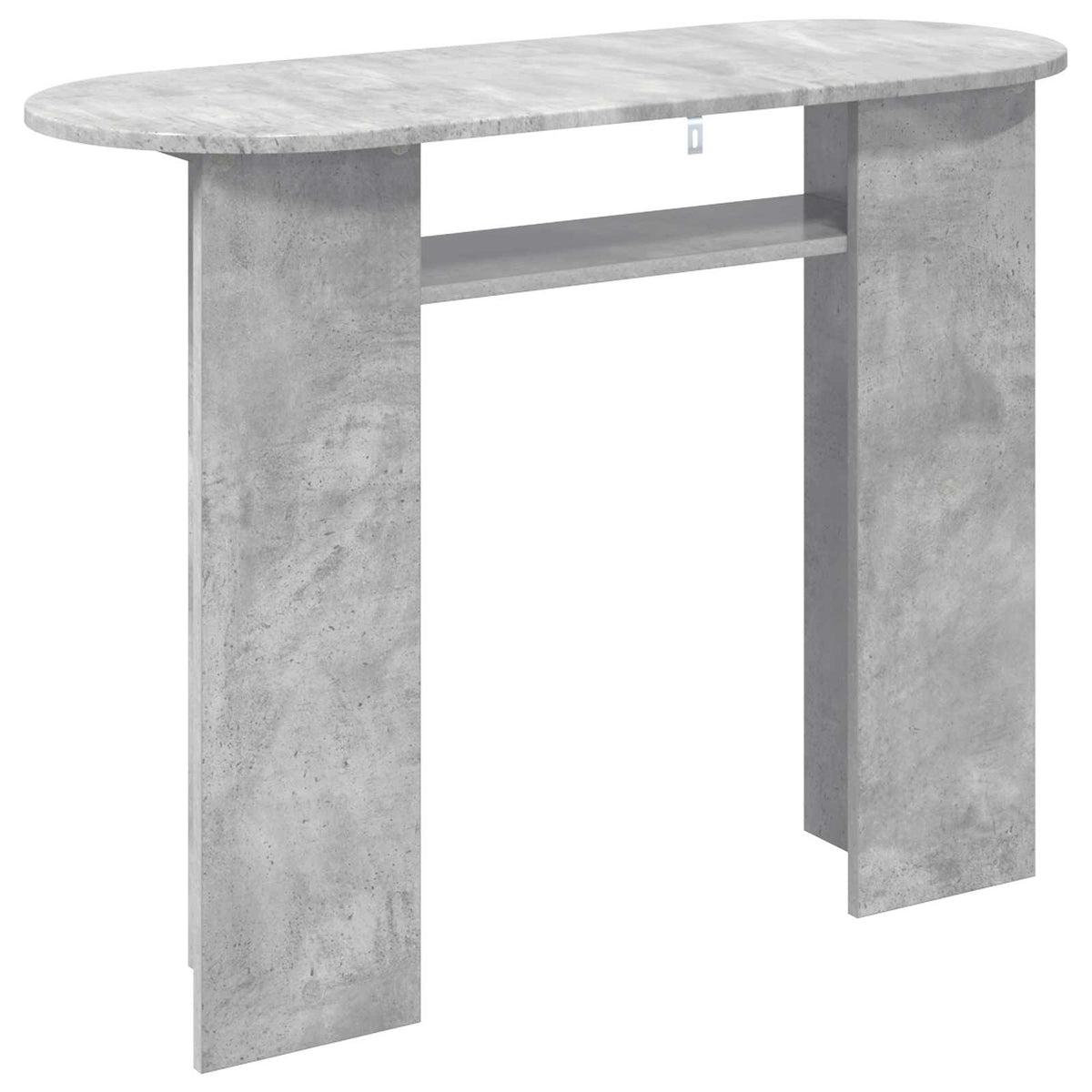 Konsolbord Betongrå 100 x 39,5 x 75 cm Konstrueret træ
