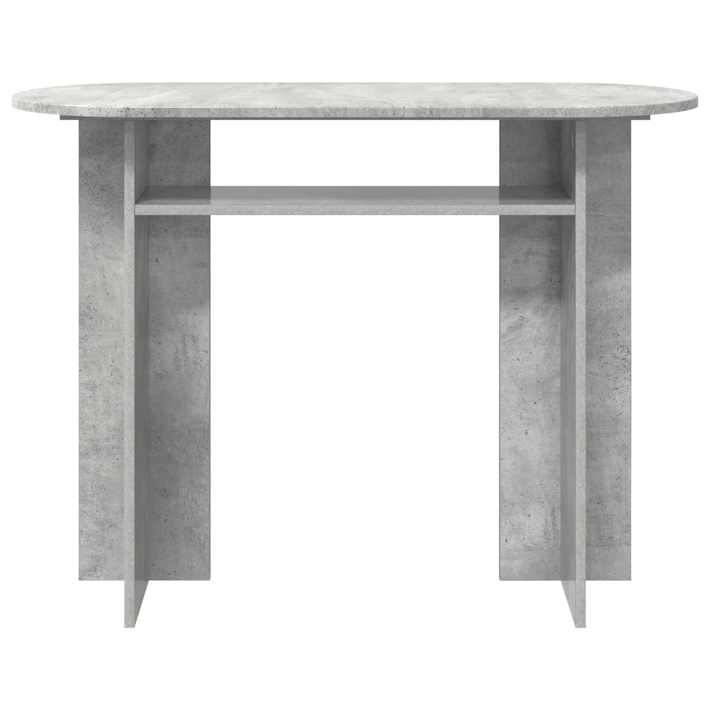 Konsolbord Betongrå 100 x 39,5 x 75 cm Konstrueret træ