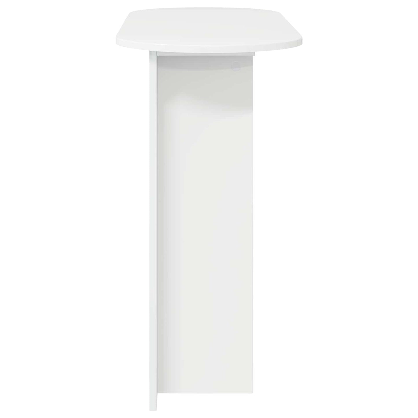 Konsolbord Hvid højglans 100 x 39,5 x 75 cm Konstrueret træ