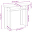 Konsolbord Hvid højglans 100 x 39,5 x 75 cm Konstrueret træ