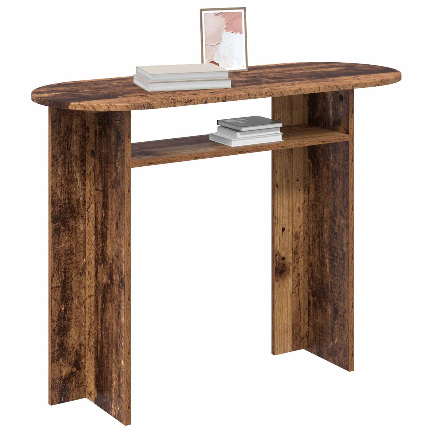 Konsolbord Gammelt træ 100 x 39,5 x 75 cm Konstrueret træ