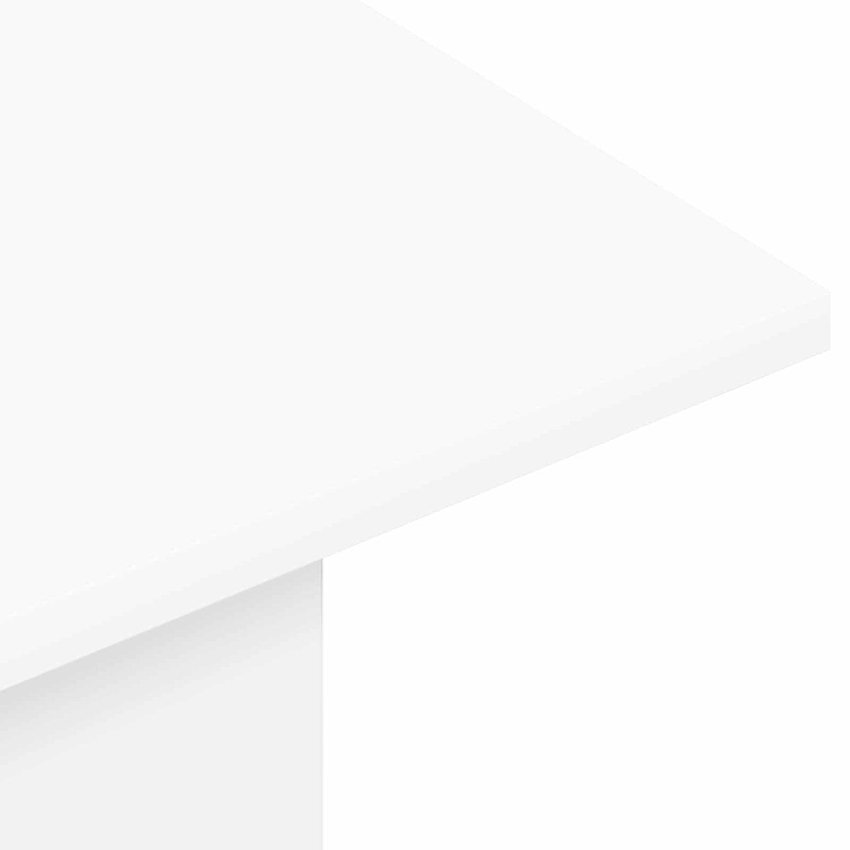 Konsolbord Hvid 100 x 30 x 75 cm Konstrueret træ