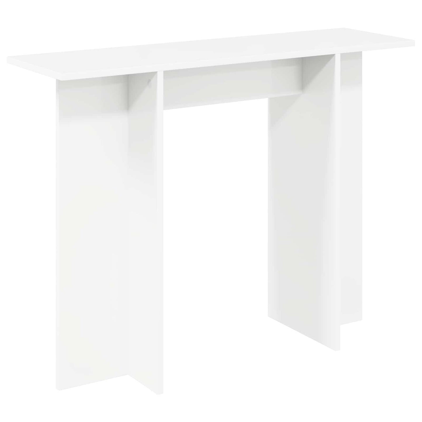 Konsolbord Hvid 100 x 30 x 75 cm Konstrueret træ