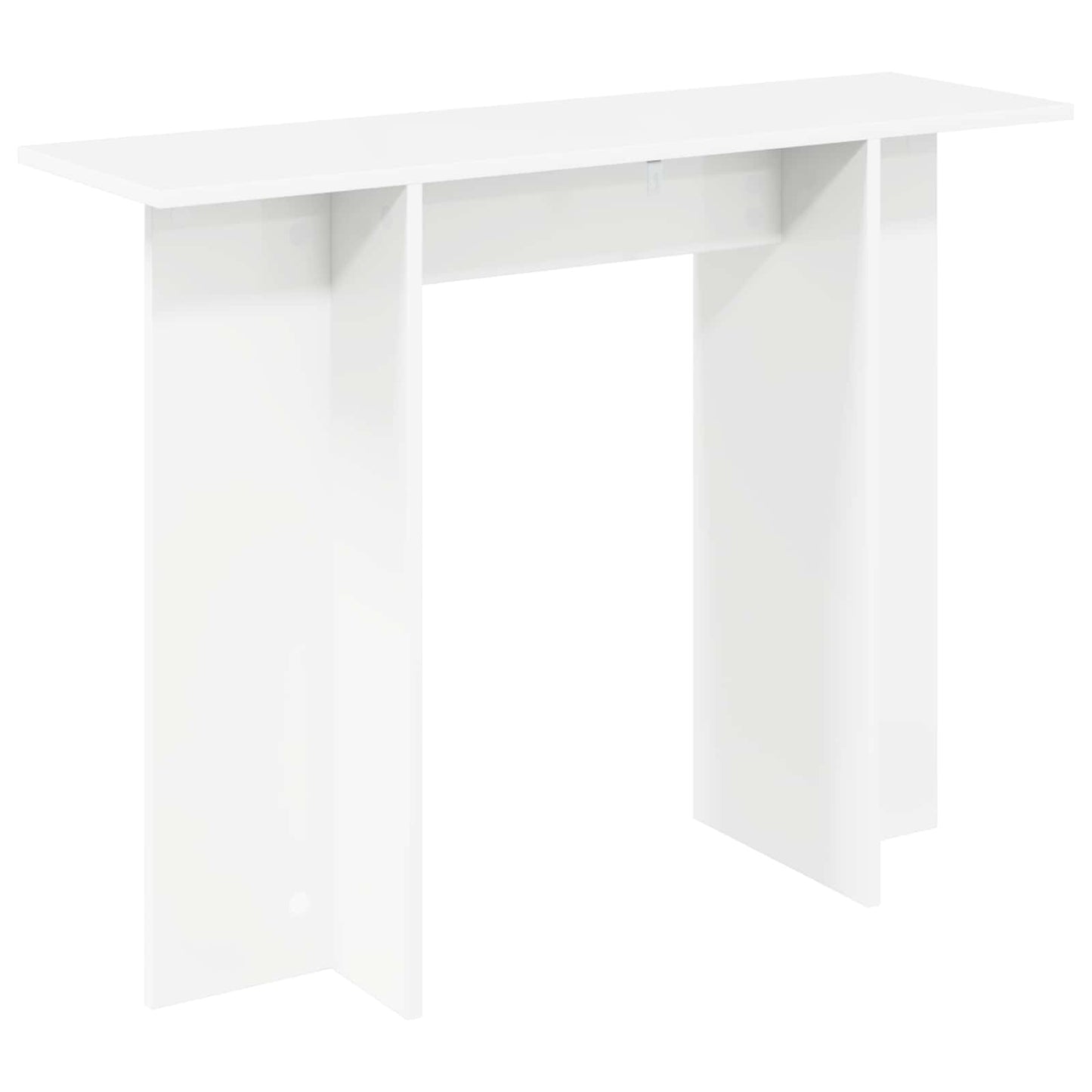 Konsolbord Hvid 100 x 30 x 75 cm Konstrueret træ