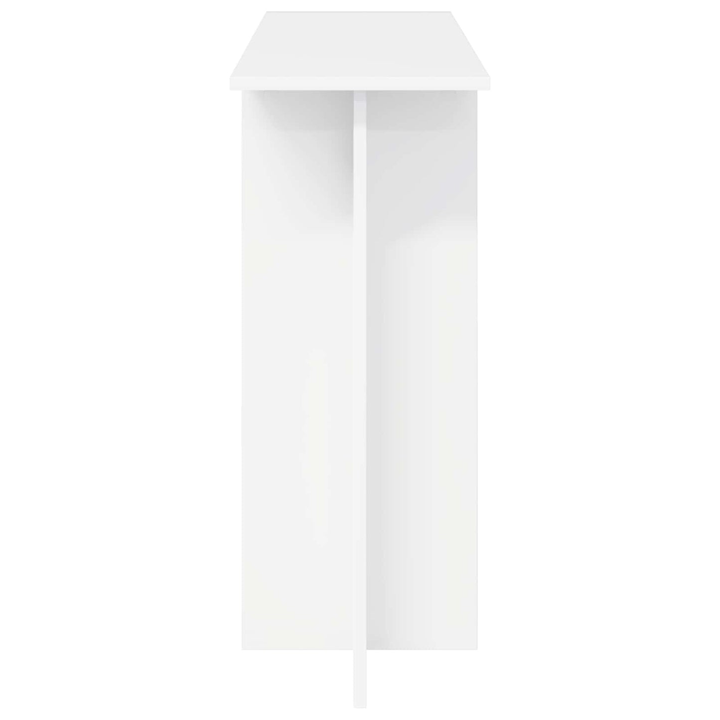 Konsolbord Hvid 100 x 30 x 75 cm Konstrueret træ