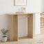 Konsolbord Sonoma-eg 100 x 30 x 75 cm Konstrueret træ