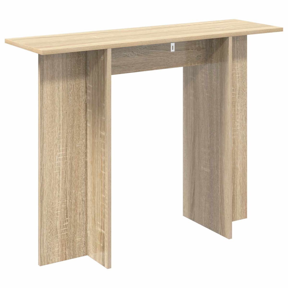 Konsolbord Sonoma-eg 100 x 30 x 75 cm Konstrueret træ