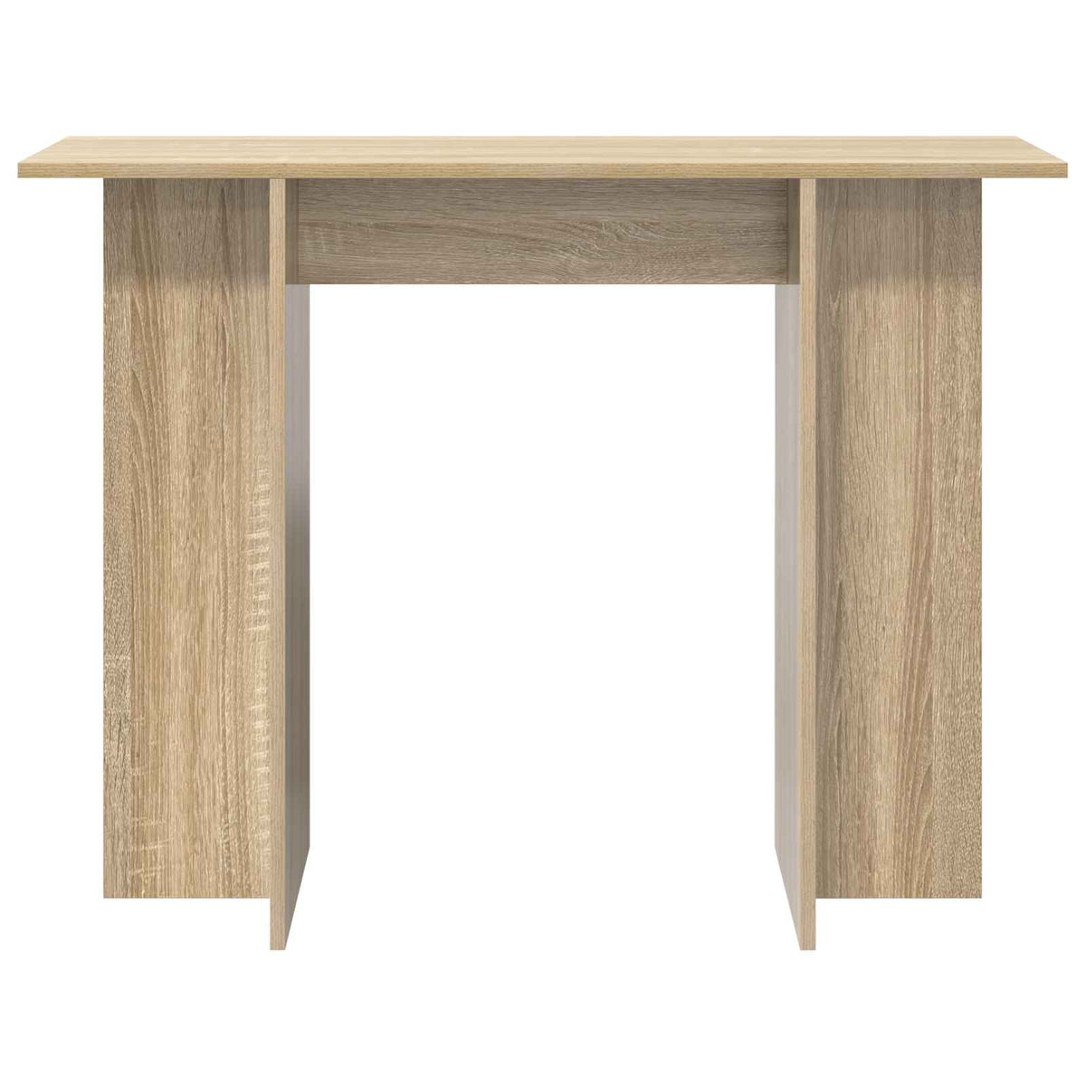 Konsolbord Sonoma-eg 100 x 30 x 75 cm Konstrueret træ