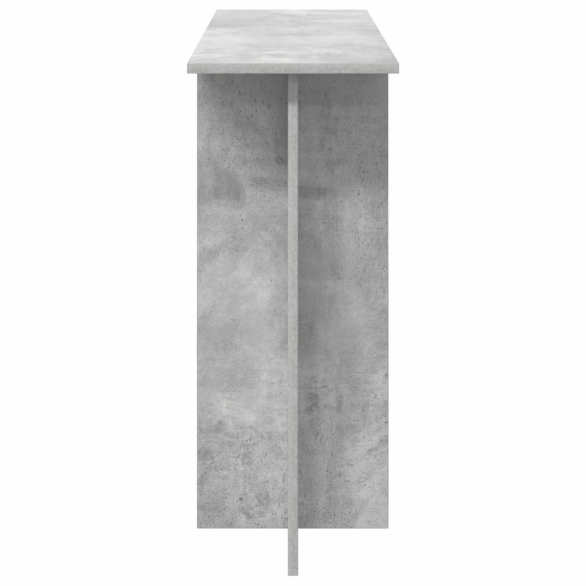 Konsolbord Betongrå 100 x 30 x 75 cm Konstrueret træ