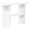 Konsolbord Hvid 100 x 30 x 75 cm Konstrueret træ