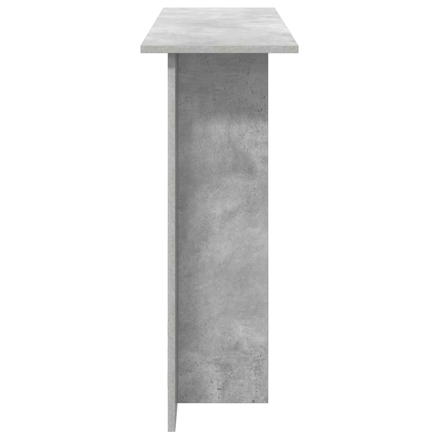 Konsolbord Betongrå 100 x 30 x 75 cm Konstrueret træ
