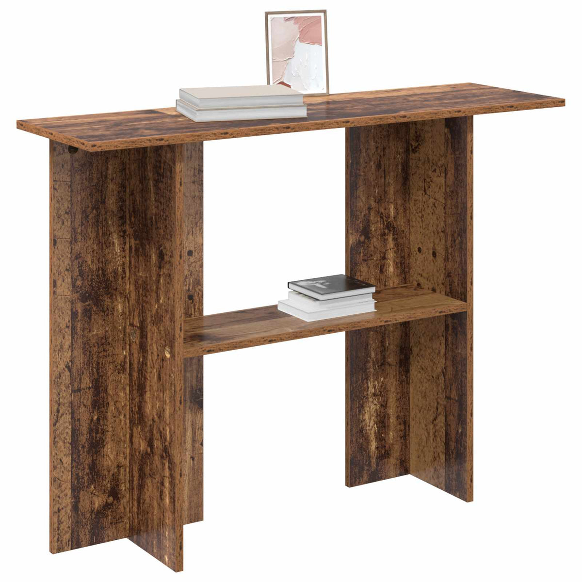 Konsolbord Gammelt træ 100 x 30 x 75 cm Konstrueret træ