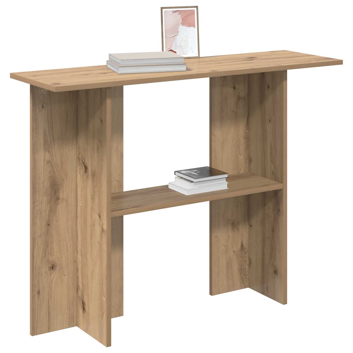 Konsolbord Artisan-eg 100 x 30 x 75 cm Konstrueret træ