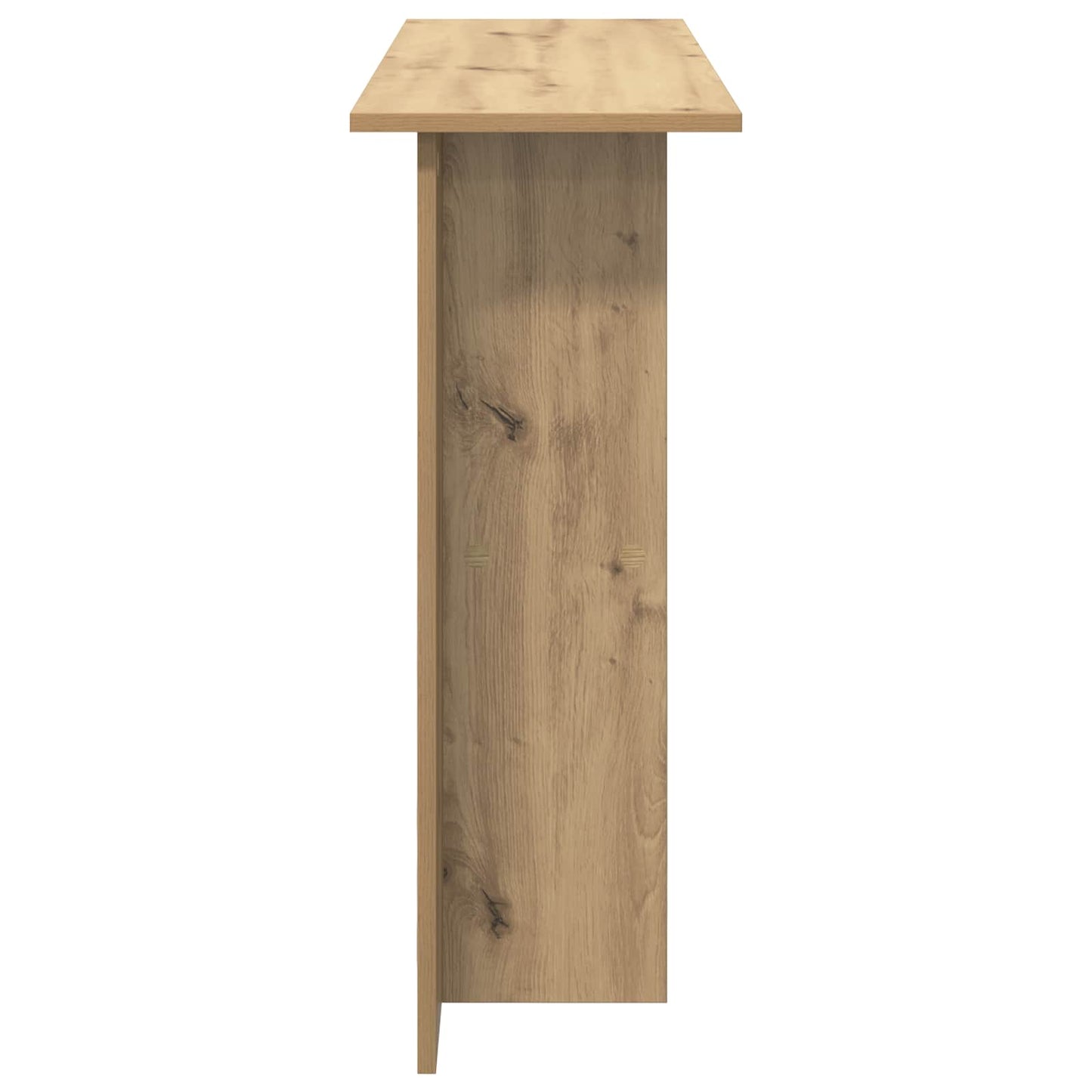 Konsolbord Artisan-eg 100 x 30 x 75 cm Konstrueret træ