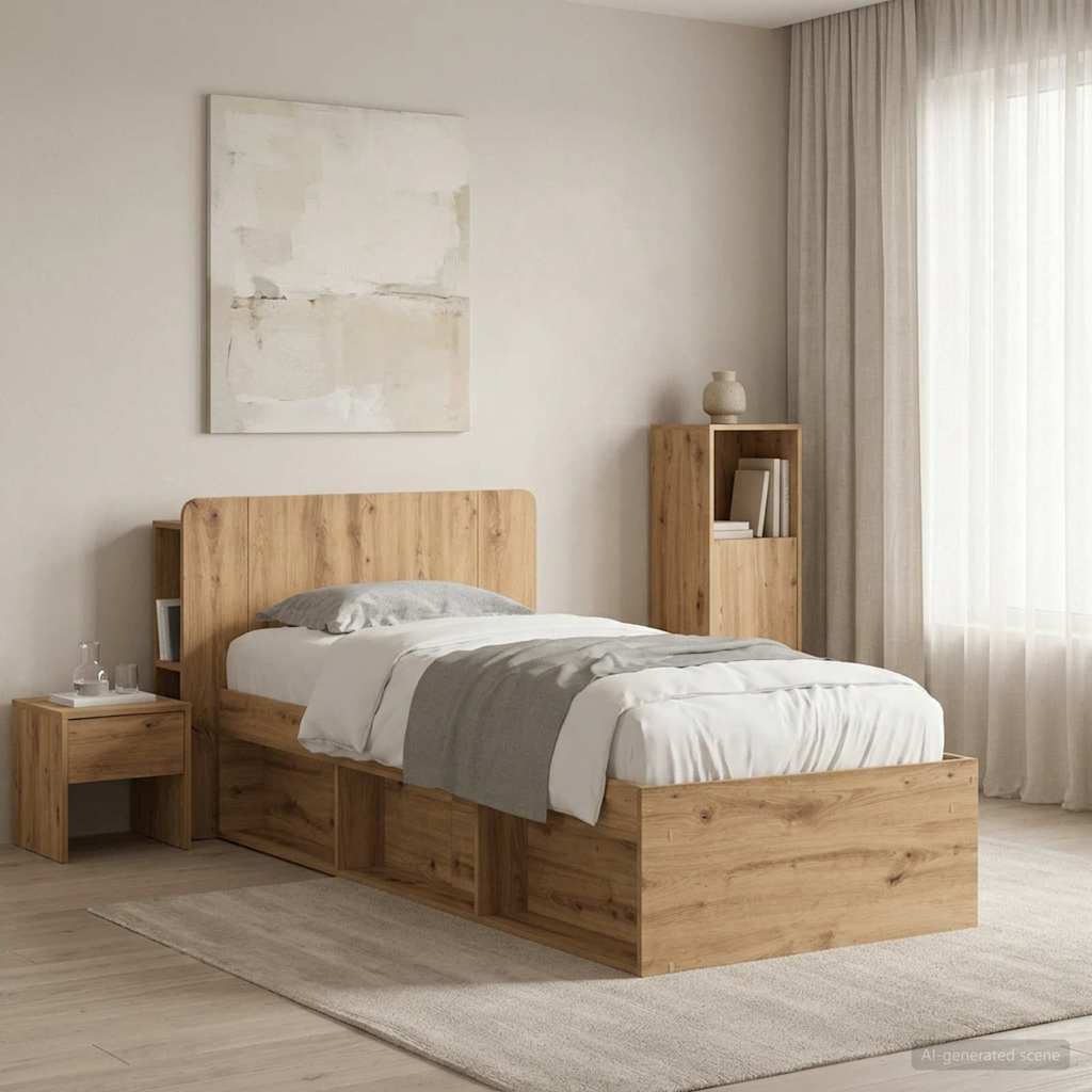 Hovedgærde Skab Artisan-eg 80 cm Konstrueret træ
