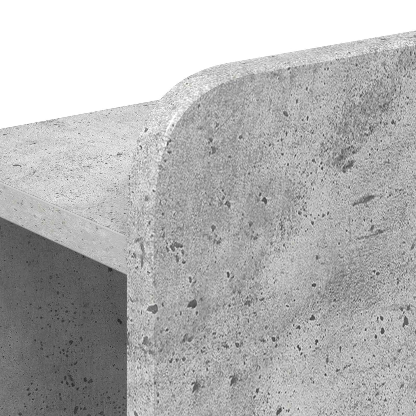 Hovedgærde Skab med opbevaring Betongrå Konstrueret træ