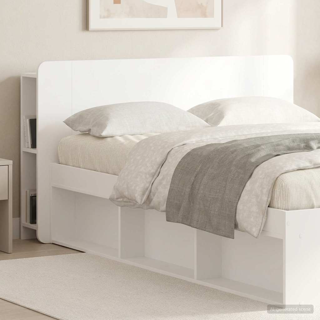 Hovedgærde Skab Hvid 135 x 18,5 x 80 cm Konstrueret træ