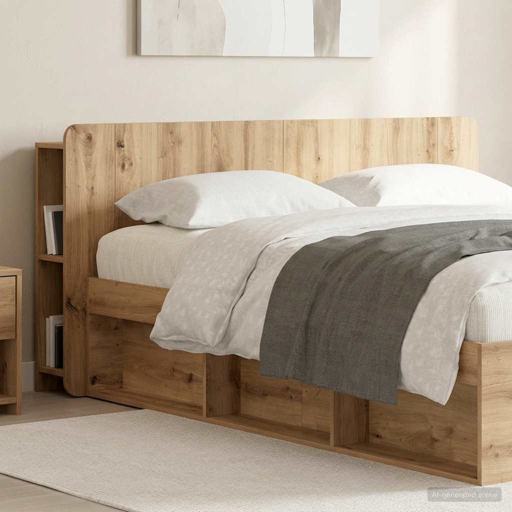 Hovedgærde Skab Artisan-eg 140 cm Konstrueret træ