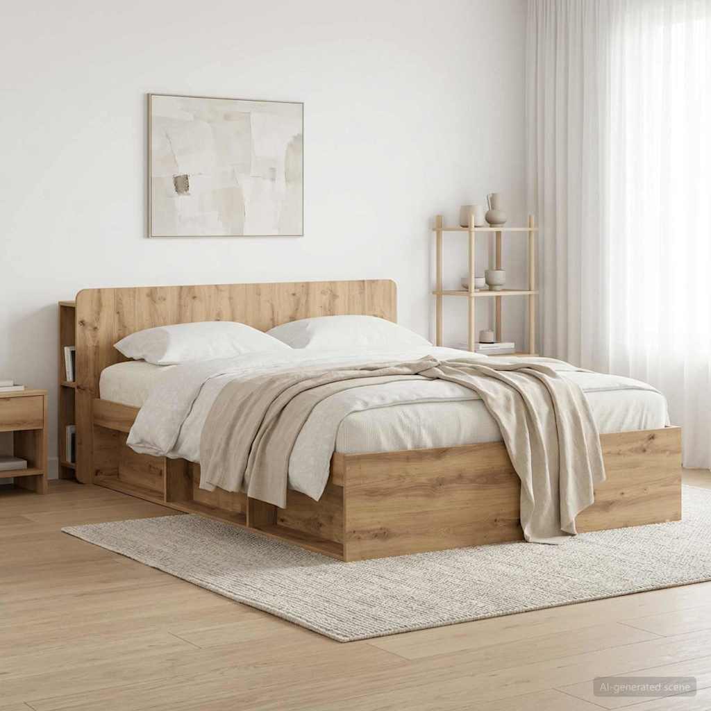 Hovedgærde Skab Artisan-eg 160 cm Konstrueret træ