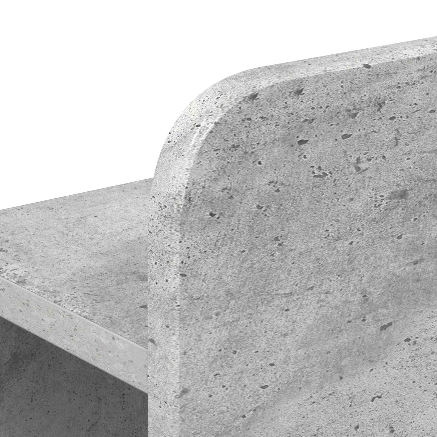 Hovedgærde Skab med opbevaring Betongrå Konstrueret træ