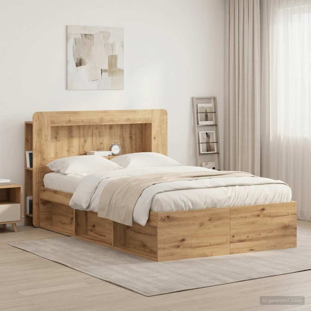 Hovedgærde Skab Artisan-eg 120 cm Konstrueret træ