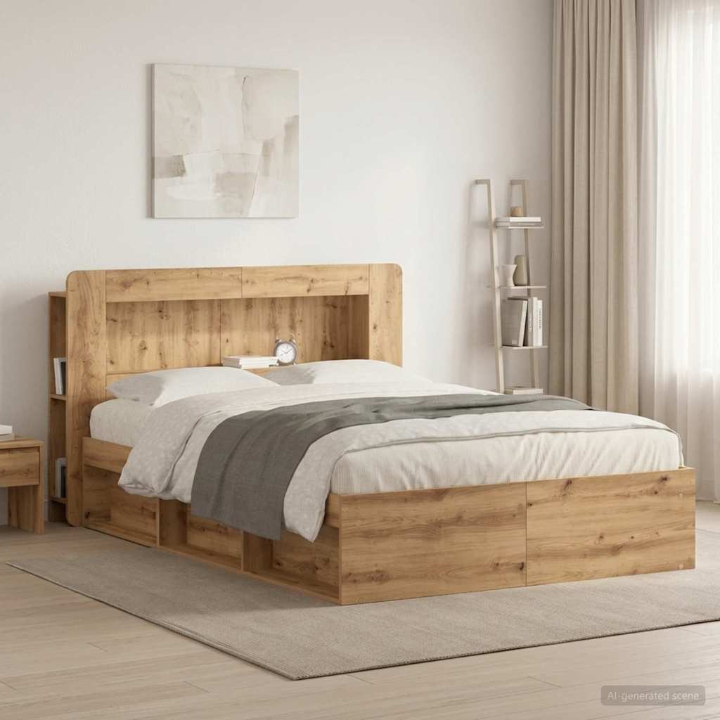 Hovedgærde Skab Artisan-eg 160 cm Konstrueret træ