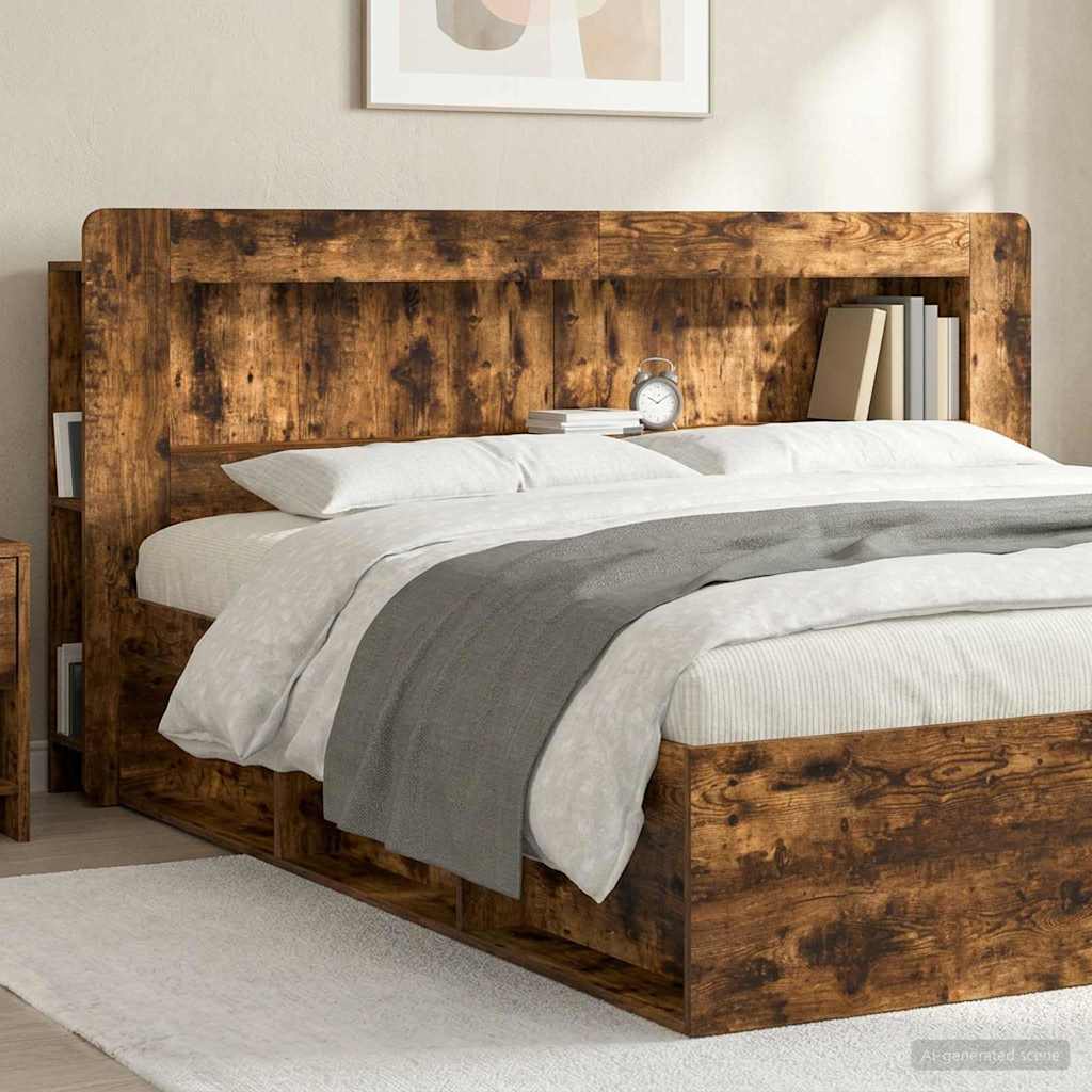 Hovedgærde Skab Røget Eg 215 x 18,5 x 100 cm Konstrueret træ