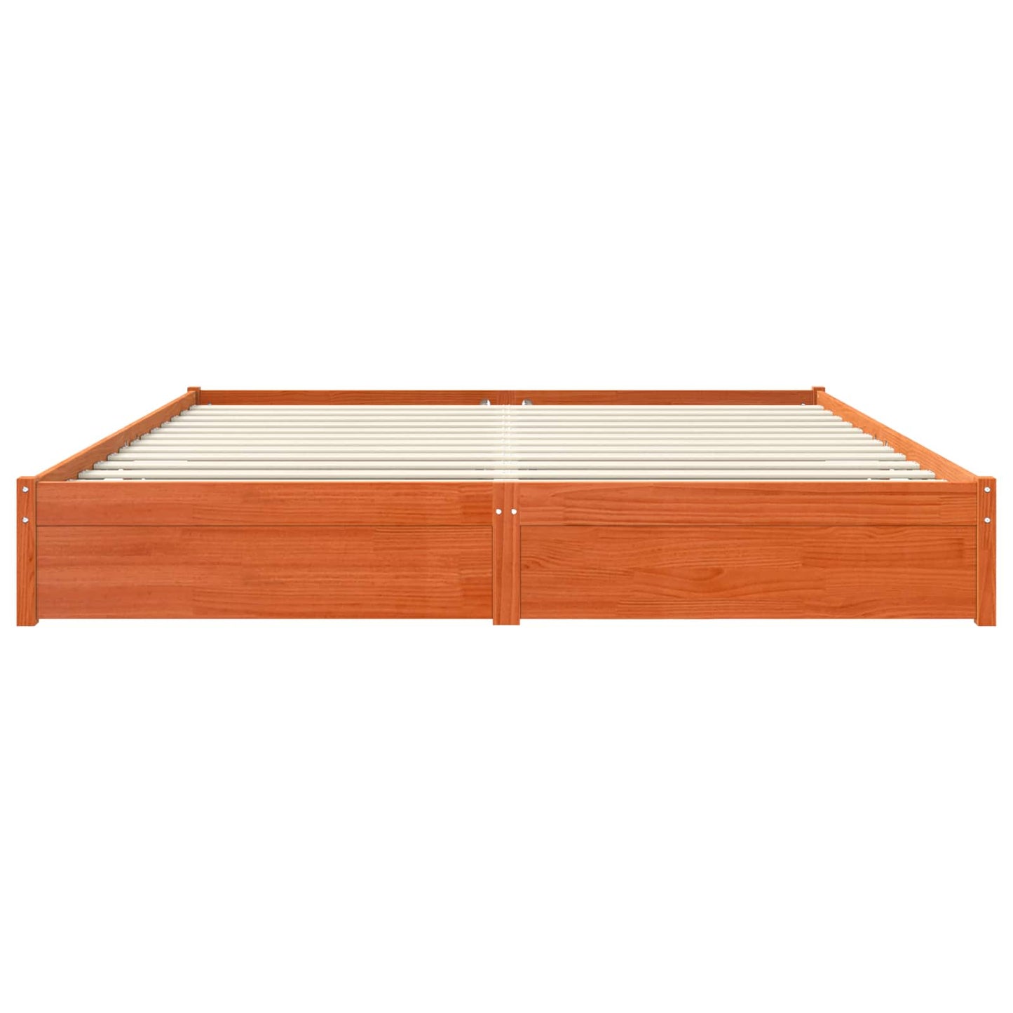 Sengestel Voks brun 180 x 200 cm Massivt fyrretræ