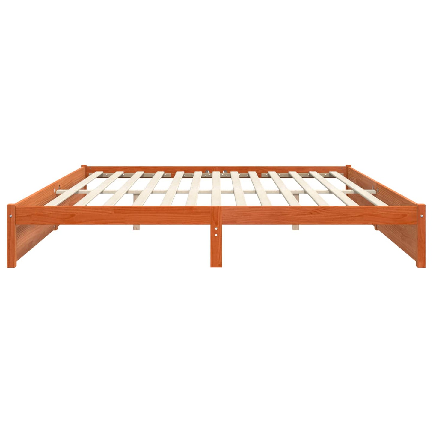 Sengestel Voks brun 180 x 200 cm Massivt fyrretræ