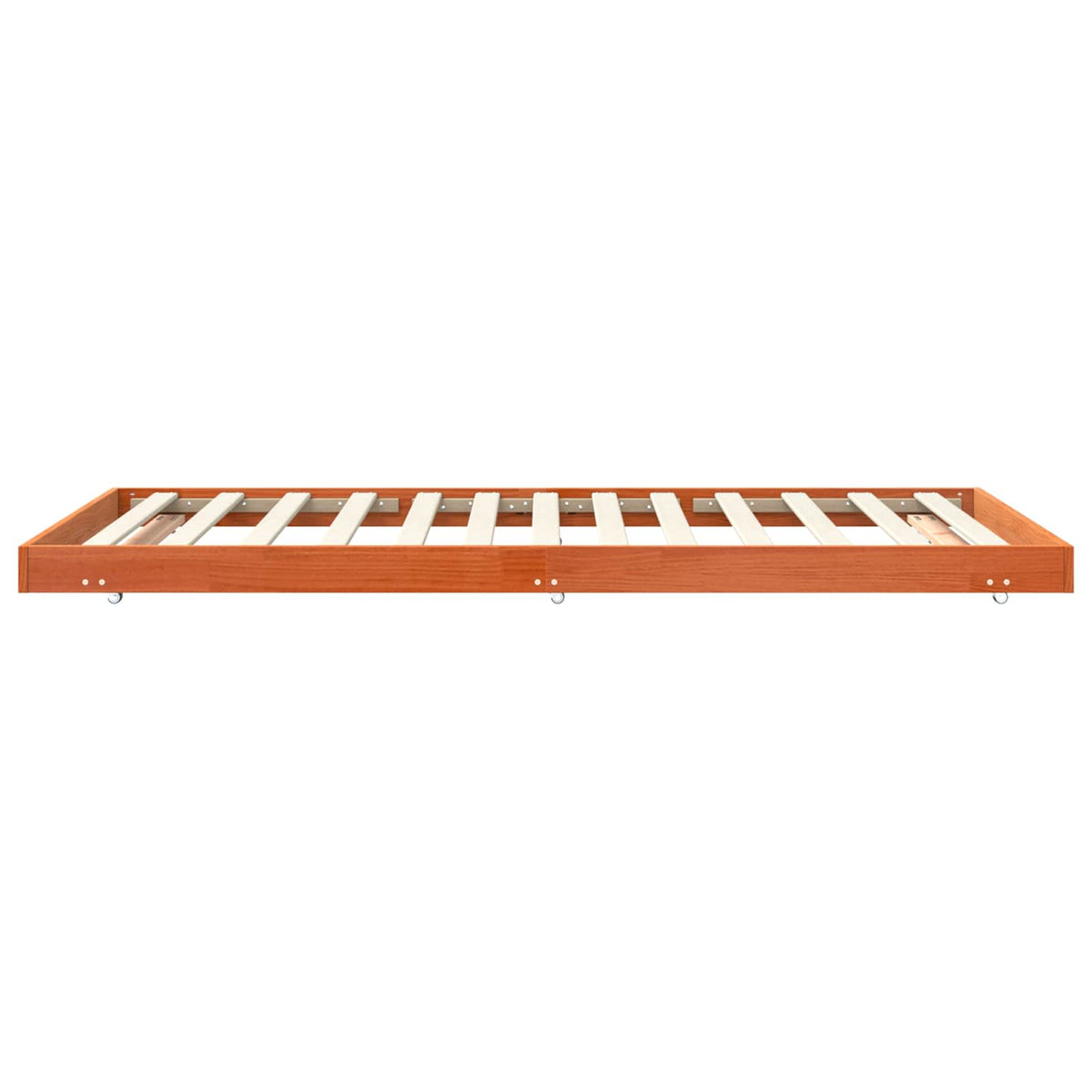 Sengestel Voks brun 80 x 200 cm Massiv fyrretræ