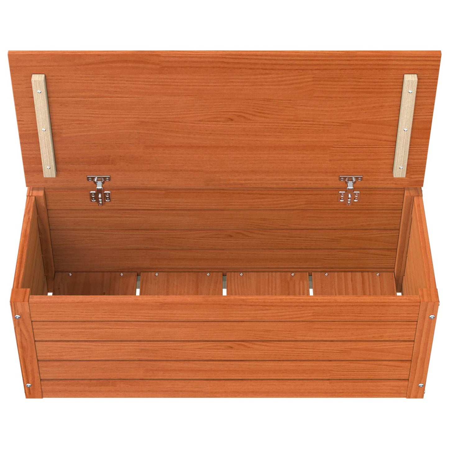 Opbevaringskasse Voks brun 89 x 36,5 x 33 cm Massiv fyrretræ