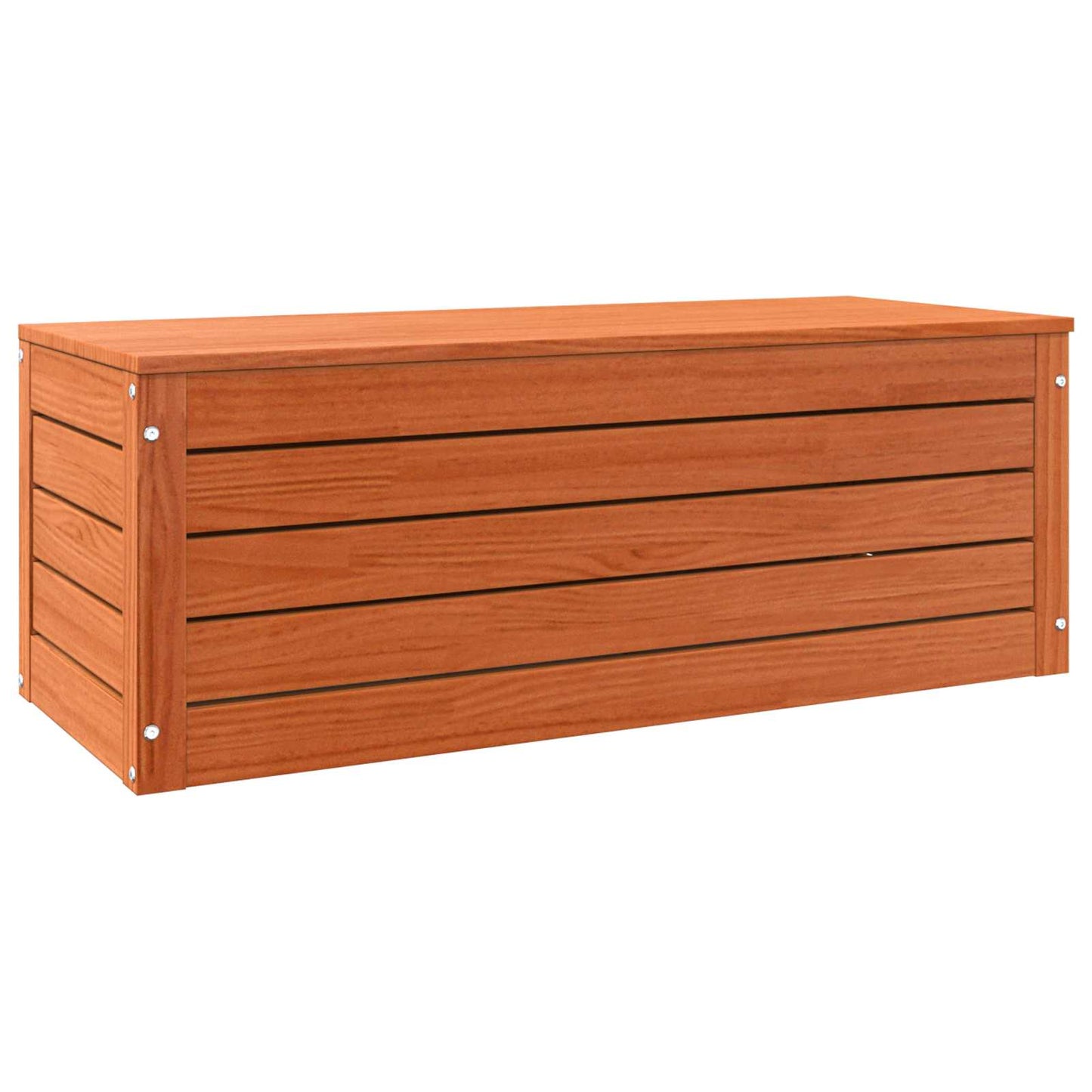 Opbevaringskasse Voks brun 89 x 36,5 x 33 cm Massiv fyrretræ