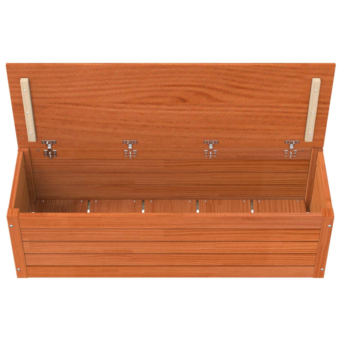 Opbevaringskasse Voks brun 109 x 36,5 x 33 cm Massiv fyrretræ
