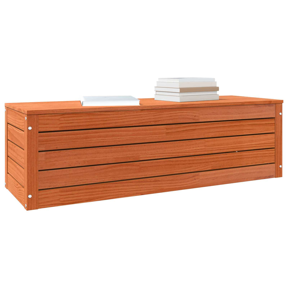 Opbevaringskasse Voks brun 109 x 36,5 x 33 cm Massiv fyrretræ