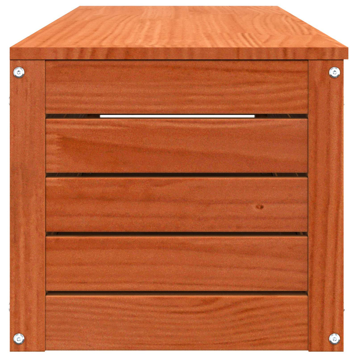 Opbevaringskasse Voks brun 109 x 36,5 x 33 cm Massiv fyrretræ