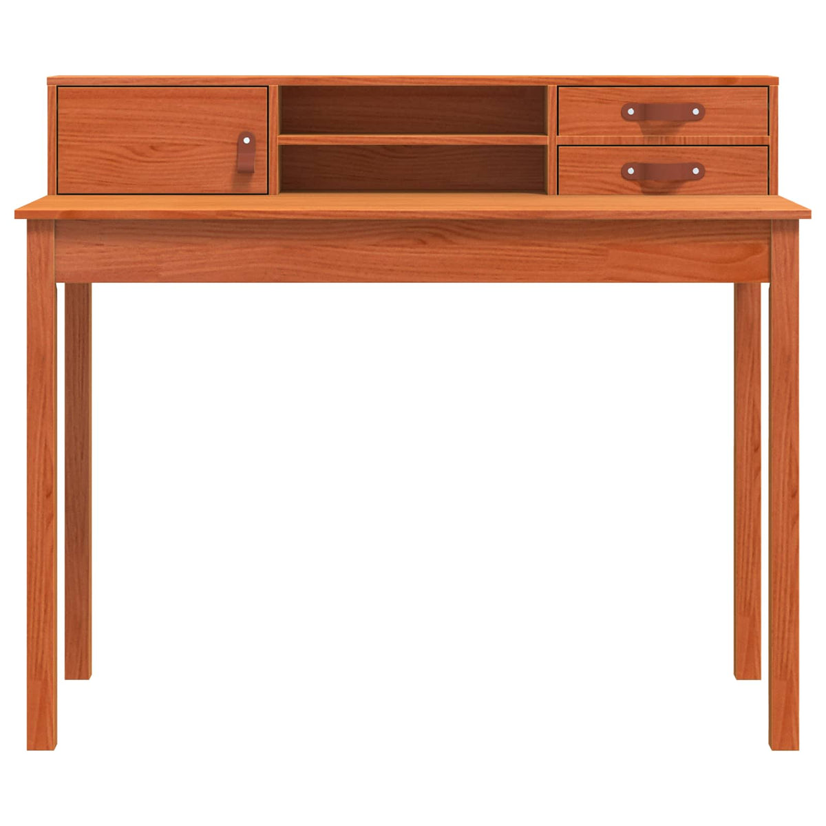 Bord med skuffe Voks brun 110 x 50 x 93 cm Solid Fyrretræ