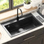 Vask Granit 795 x 505 mm Sort