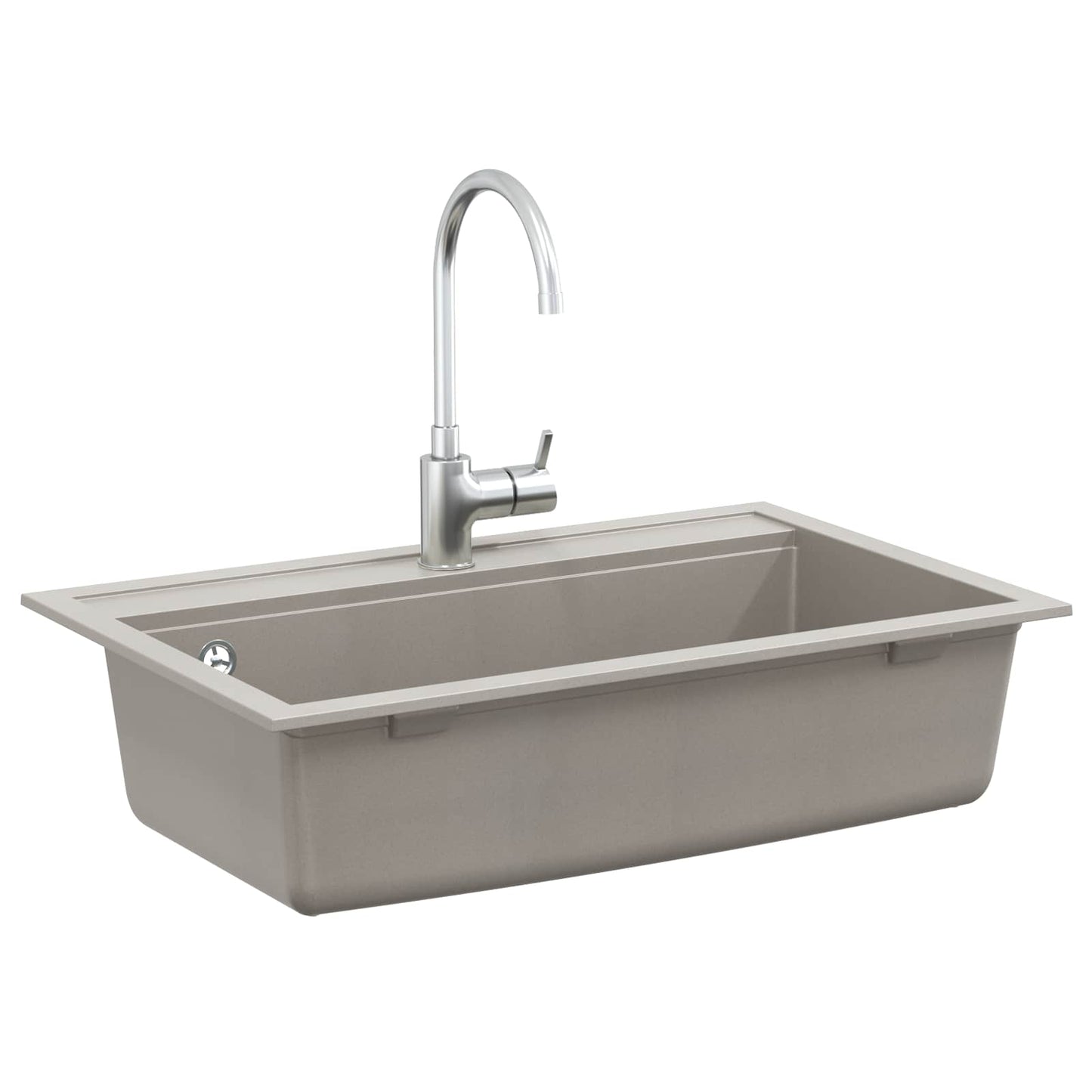 Vask Granit 795 x 505 mm Grå