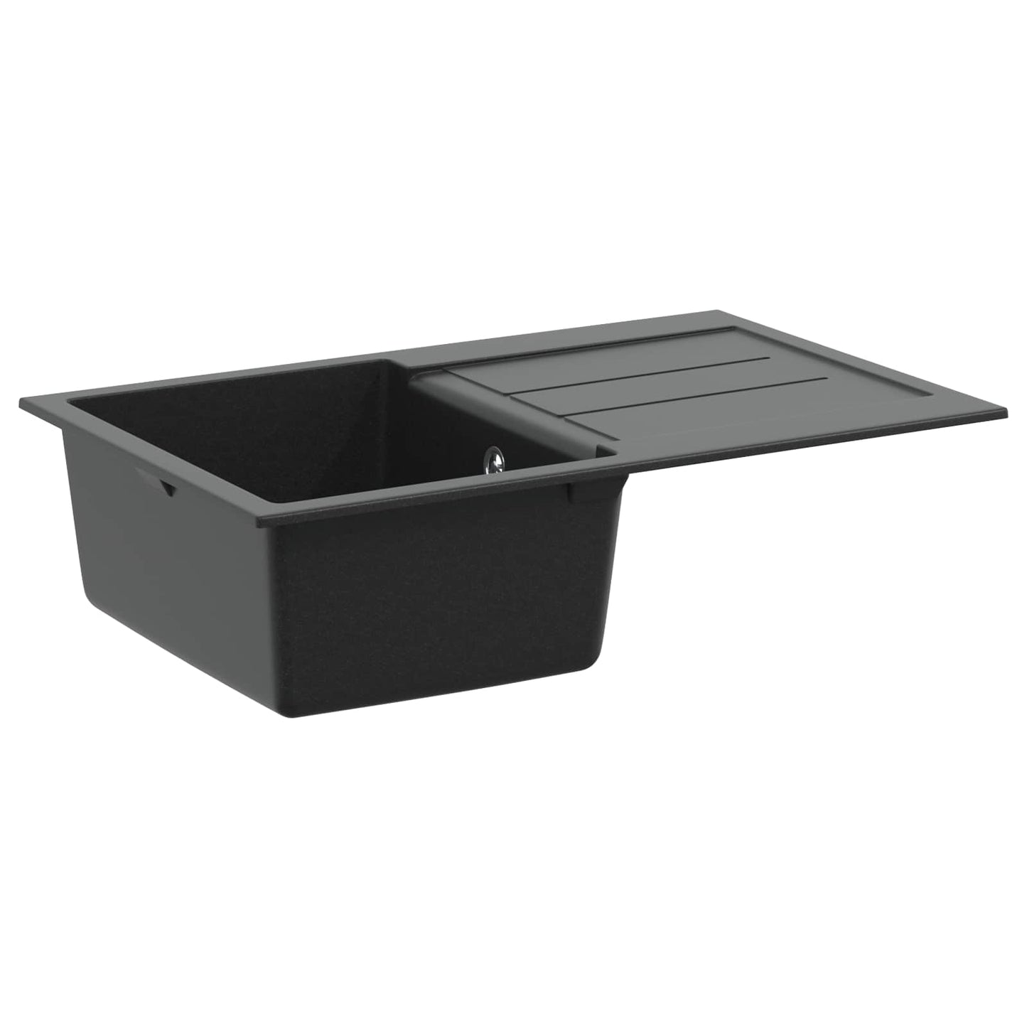 Vask Sort 780 x 500 mm 80% Kvarts og 20% Resin
