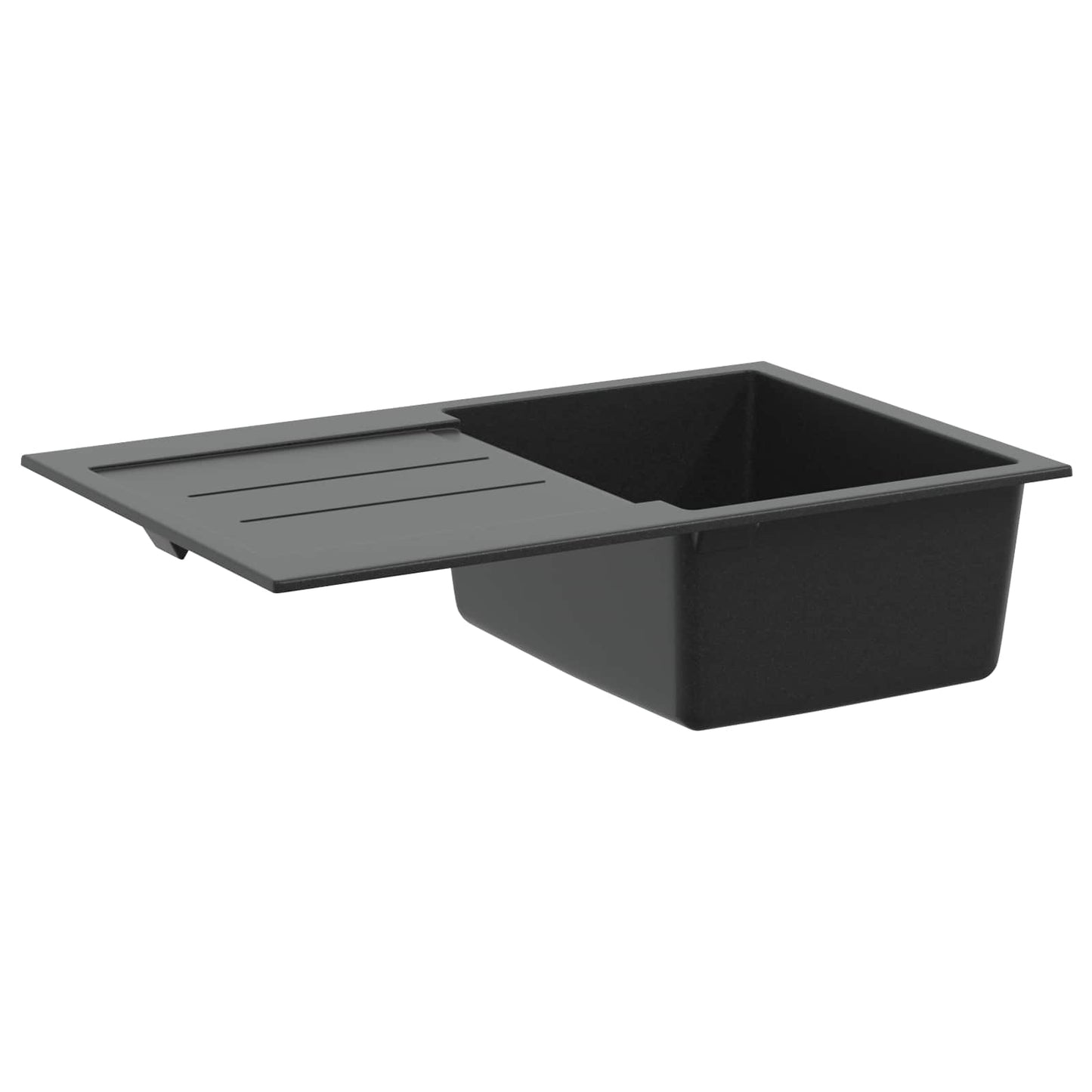 Vask Sort 780 x 500 mm 80% Kvarts og 20% Resin