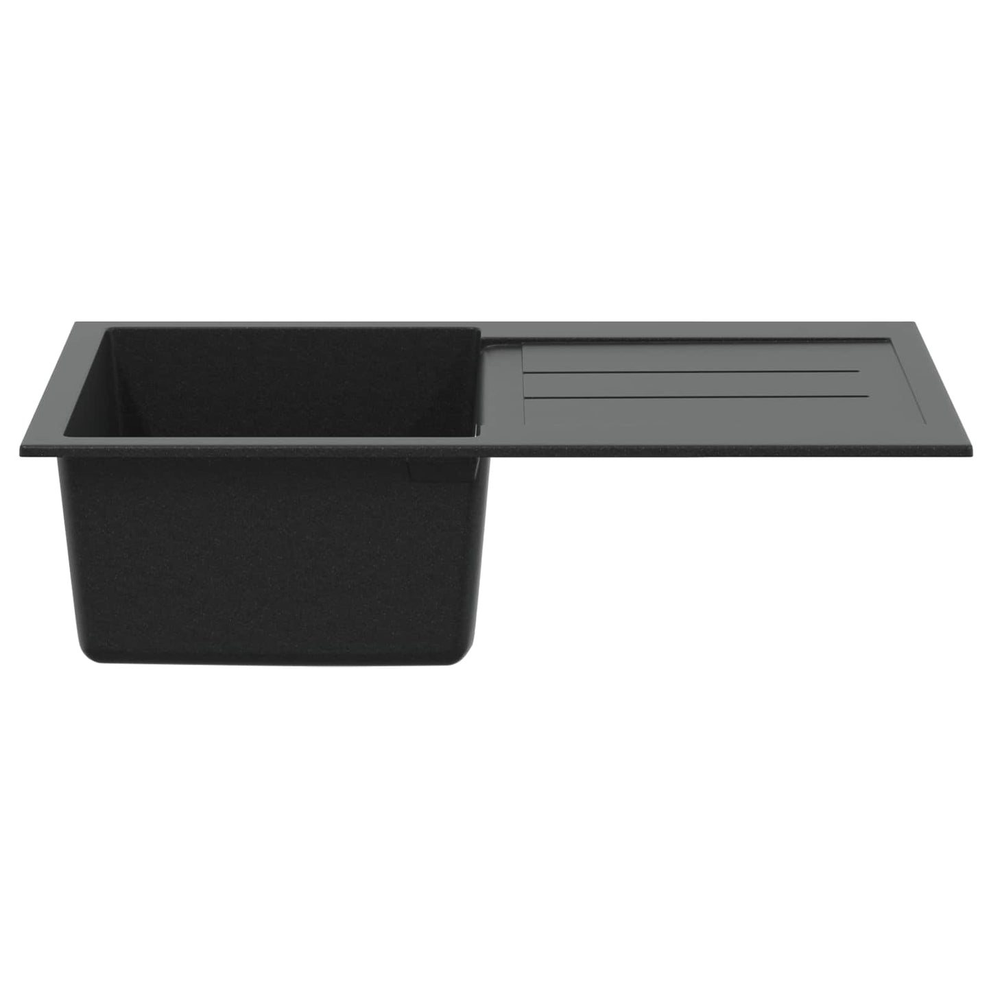 Vask Sort 780 x 500 mm 80% Kvarts og 20% Resin