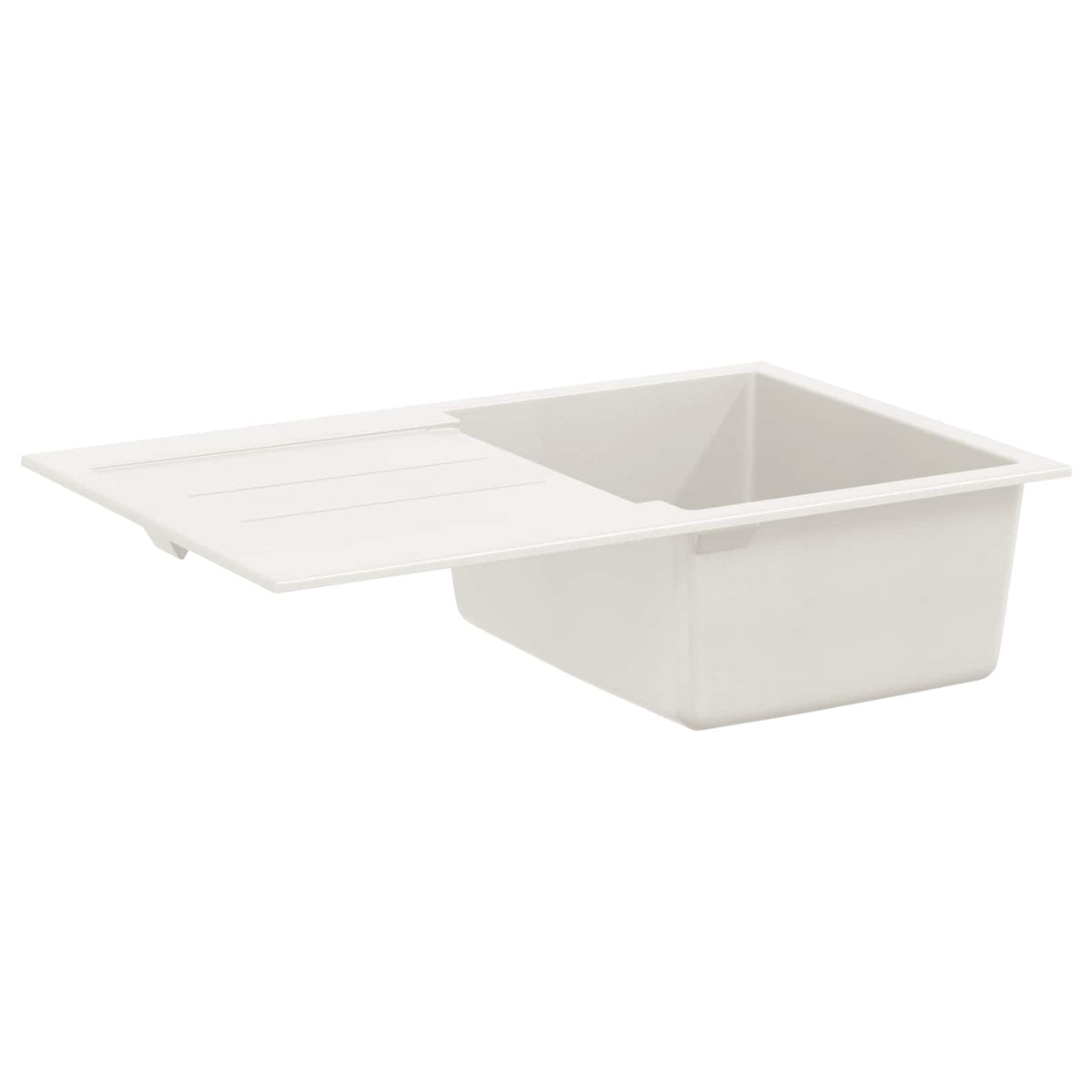 Vask Hvid 780 x 500 mm 80% Kvarts og 20% Resin