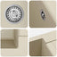 Vask Beige 620 x 500 mm 80% Kvarts og 20% Resin