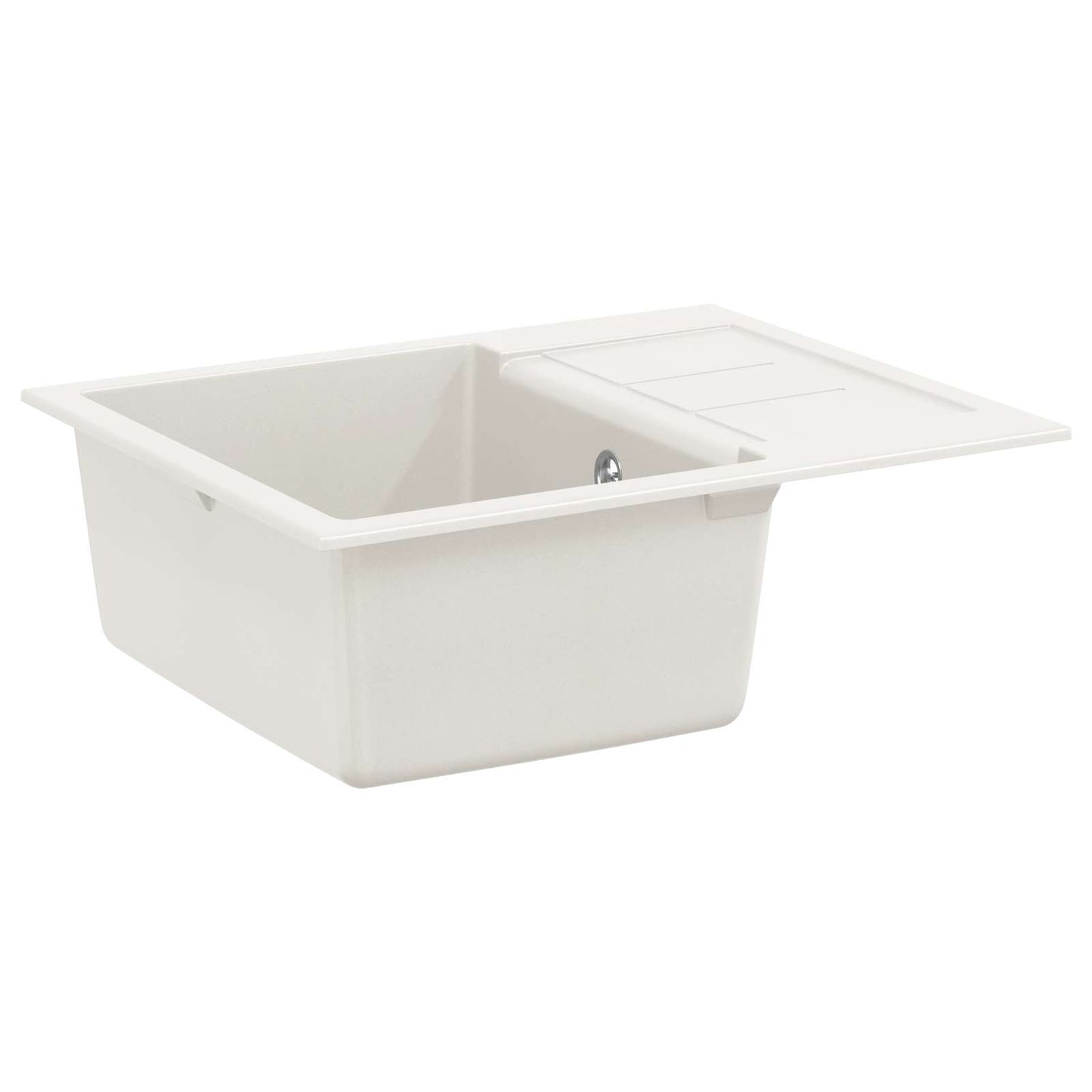 Vask Hvid 620 x 500 mm 80% Kvarts og 20% Resin